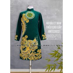 Áo Dài Cách Tân Nam Thêu Cao Cấp ANTCC822